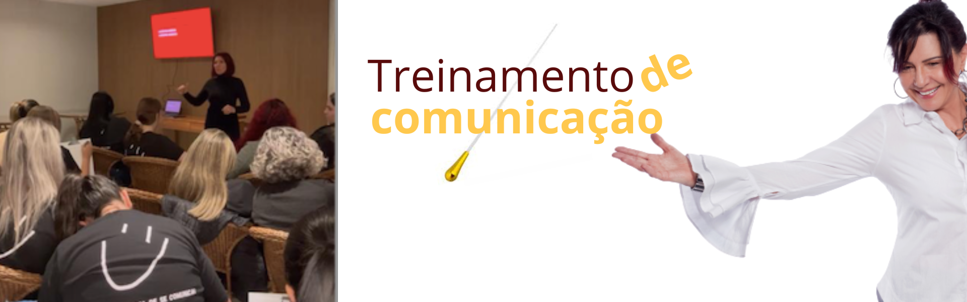 A maneira mais rápida de atingir resultados é por meio de treinamento de comunicação